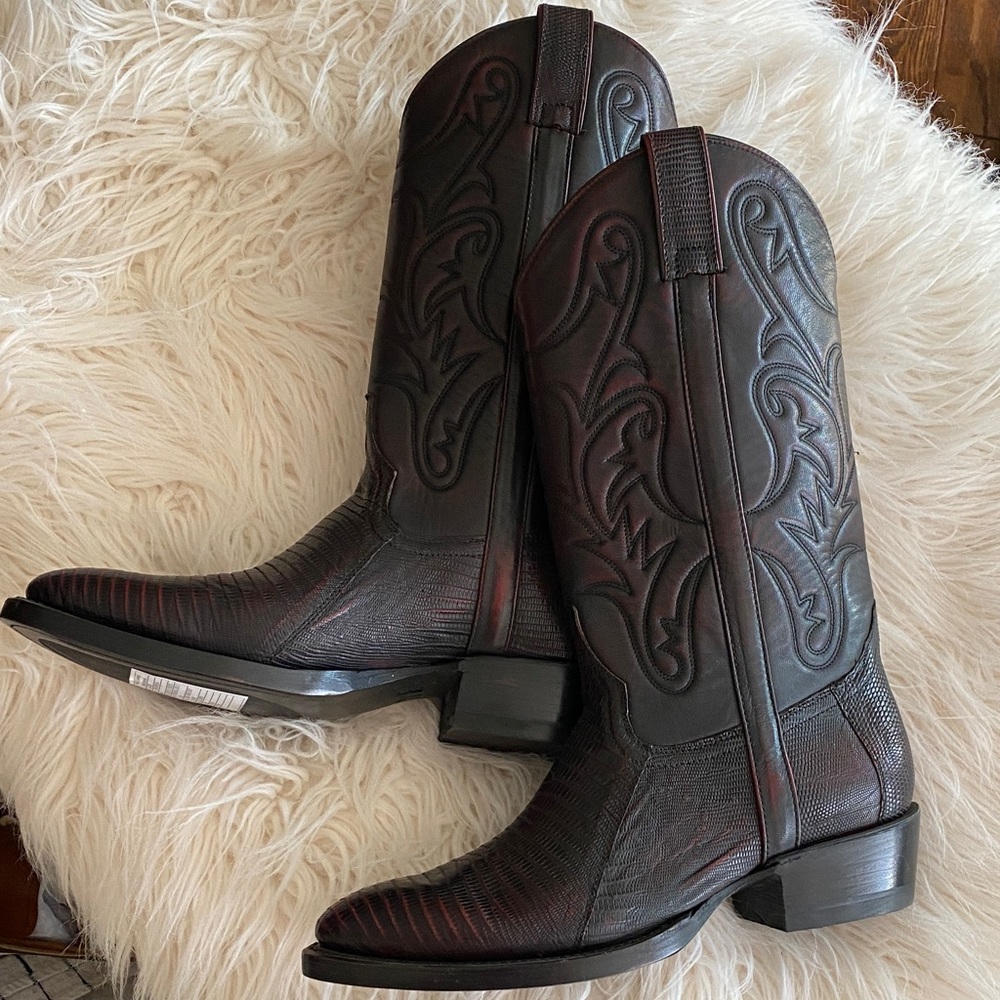 FRYE Men's Black Cowboy Boots